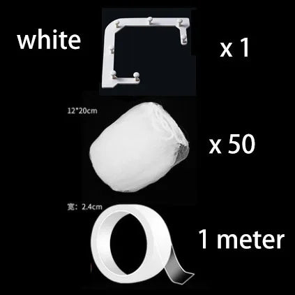 Corner Sink Drain Basket with Disposable Mesh Bags