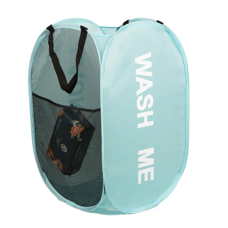 Foldable Laundry Basket with Steel Frame