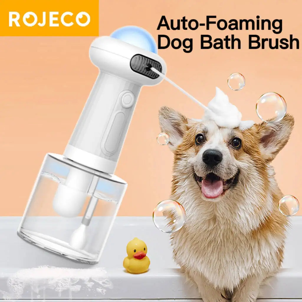 ROJECO Pet Automatic Soap Dispenser | USB Rechargeable Foam Maker