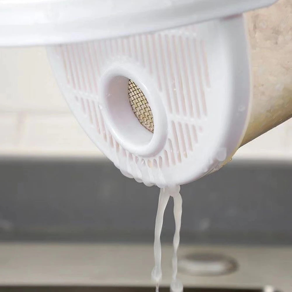 Rice Washer & Strainer Bowl with Handle