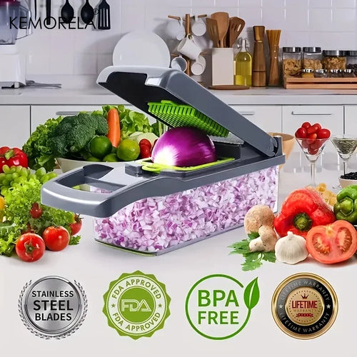 14/16-in-1 Multifunctional Vegetable Chopper & Food Slicer