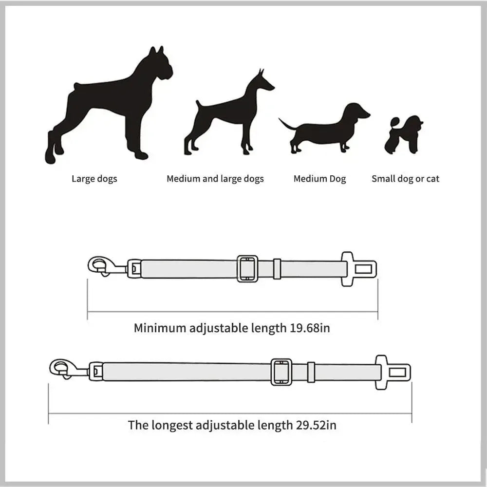 Dog Car Seat Belt & Safety Harness