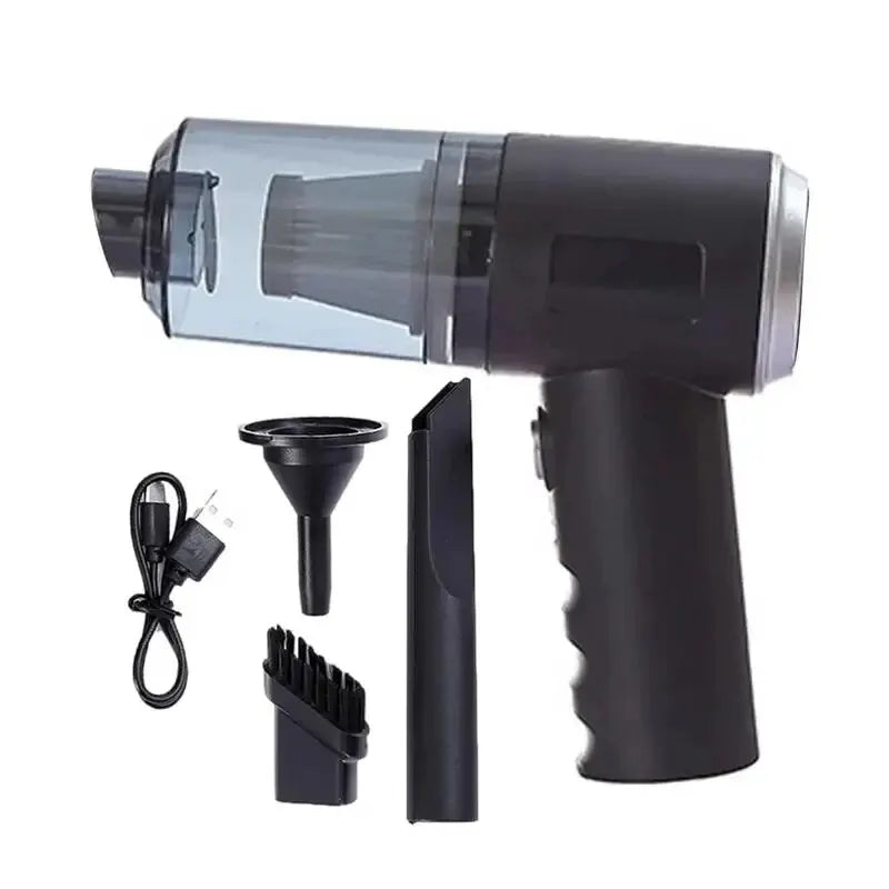 3-in-1 Portable USB Vacuum Cleaner — Suction, Blowing & Combo Modes for Car & Home