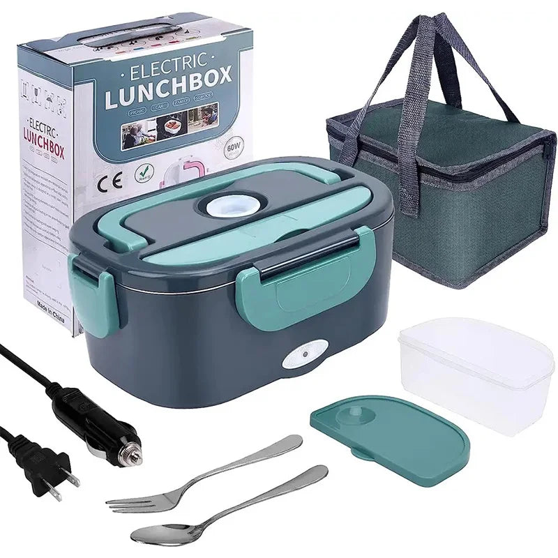60W Electric Lunch Box Food Warmer- Car & Home