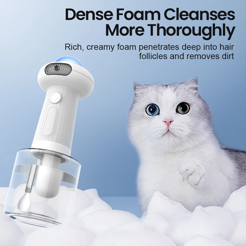 ROJECO Pet Automatic Soap Dispenser | USB Rechargeable Foam Maker